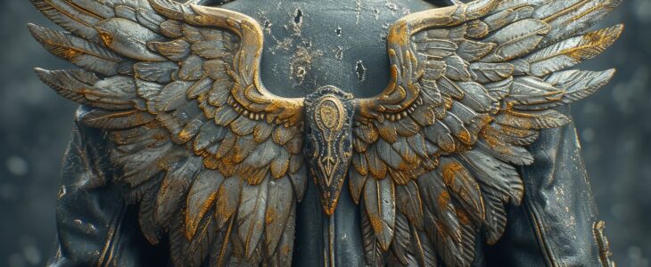 Les ailes sur les blousons de motard : signification et histoire