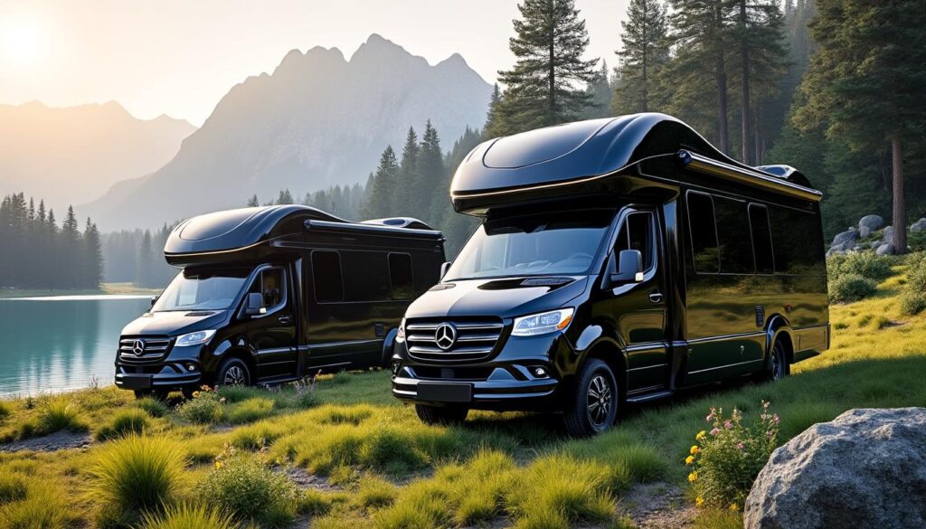 découvrez notre sélection des camping-cars haut de gamme les plus impressionnants, alliant luxe, confort et technologie pour des voyages inoubliables.