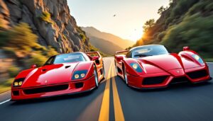 découvrez le duel emblématique entre la ferrari f40 et la f50, deux icônes de l'automobile sportive, et explorez leurs performances, design et héritage légendaire.